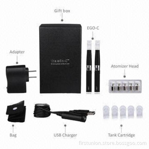 Electronic Cigarettes Kit with 900 Puffs and 650mAh Battery Capacity